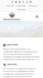 Mobile Screenshot of missioncreekcap.com